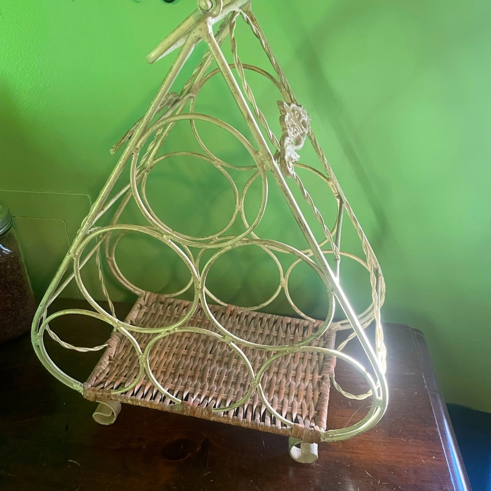Rustic wine rack